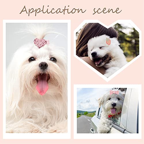 Miniatura 6 de Olycraft 10 Pinzas Para El Pelo De Perro, Corona Lazos Para El Pelo De Cachorros Pinzas Para El Pelo De Cachorros Pequeños Con Hierro Accesorios Para El Cabello Para Perros Pequeños Medianos Y Gatos