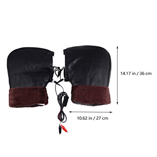 BESPORTBLE 1 par 12V Motocicleta Luvas Aquecidas Luvas de Aquecimento de Inverno Tampa Manter O Aque