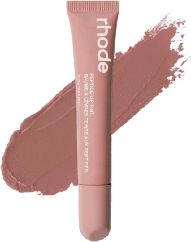 Image of Peptide Lip Tint | Hydrating Tinted Lip Balm | Buildable, Creamy Color & Lip Care | Moisturising | Non-Sticky | Soft & Smooth Lips (Ribbon,Raspberry,Toast)