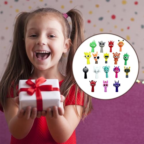 Image of CartHome 17 Pcs Toys, Funny Keychains Colorful Sprunky Plush Toy Suitable Playtime Fun Learning Activities Stress Relief Sensory Development Collectible Displays Party