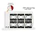 Doctor Stuff - File Folder Labels, Alphabet Letter N, Barkley FADBM - ADPK Series Compatible Alpha Stickers, Black/White, 1-1/2