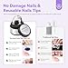 SAVILAND All-in-one Beginner Gel Nail Kit with 30g Solid Glue Gel