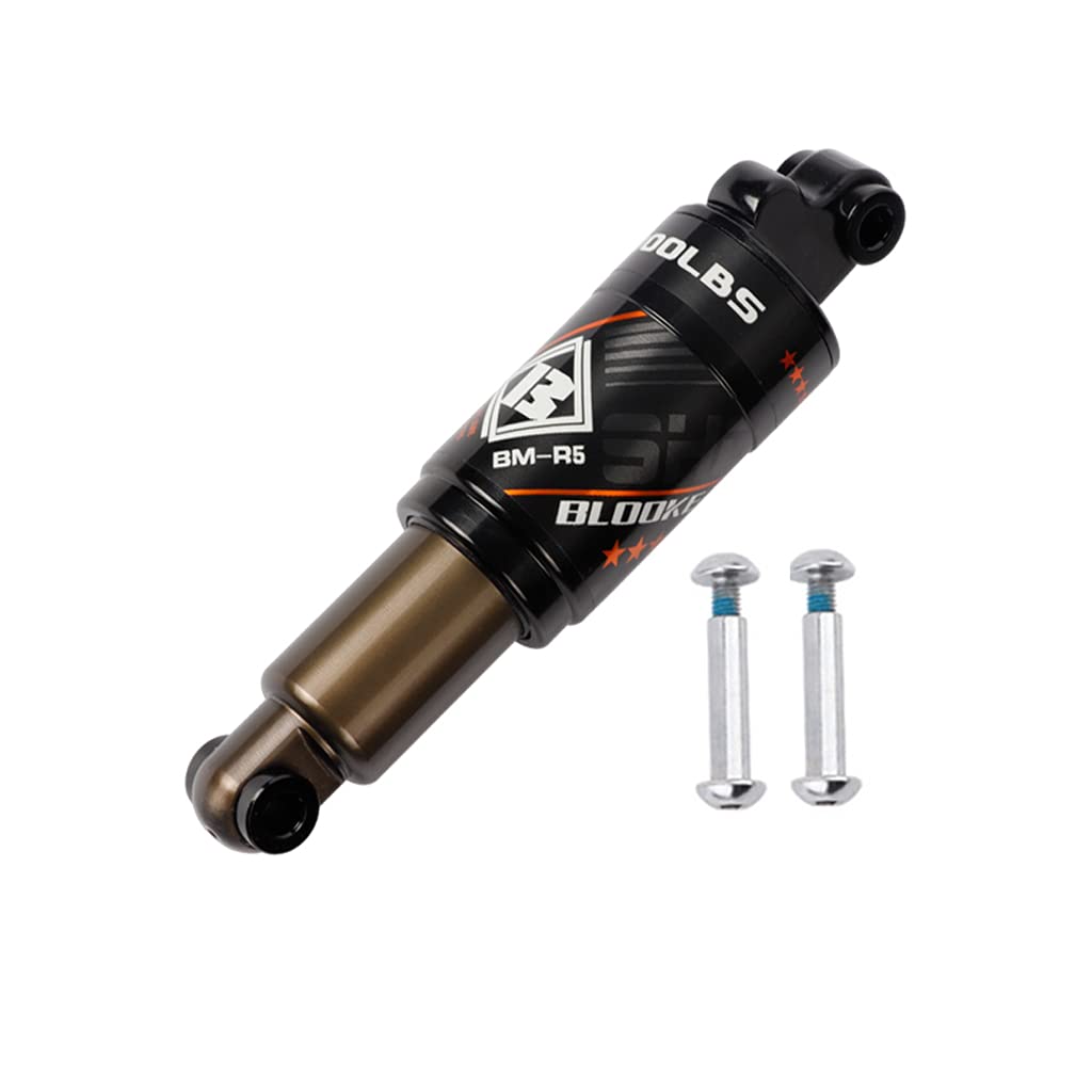 SM SunniMix Amortisseur De Choc Arrière d'air De VTT Amortisseur De Pression D'huile, Amortisseurs pour Vélo, 165mm équipement Absorbant avec Pièces - 165mm1000lbs