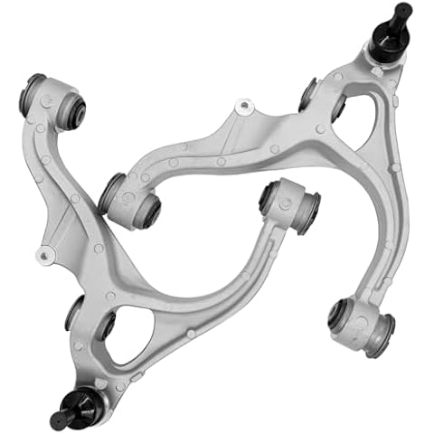 Forlevlaep 2Pcs Front Lower Control Arms Suspension Kit with Ball Joint for Ram 1500 4WD 2011-2018, for Ram 1500 Classic 2019-2022, for Ram 1500 2006-2010 4WD, Replace for K641504 K621602 Cover