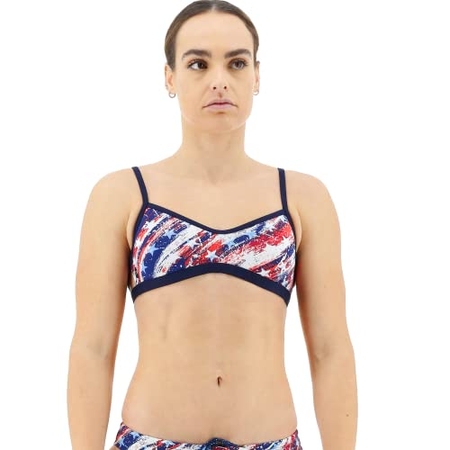 Bikini Mojave TYR à nouer rouge blanc bleu taille S pour femme