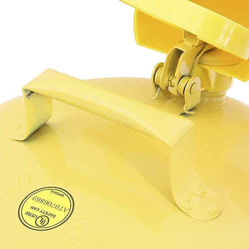 Eagle UI50FSY 5 Gallon Type I Yellow Safety Gas Can thumb #1