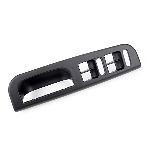 Astra Depot Black Interior Door Grab Handle Cover Trim Panel Bracket Window Switch Bezel Kit Compatible With 1999-2004 Vw Golf Mk4 #TOP7