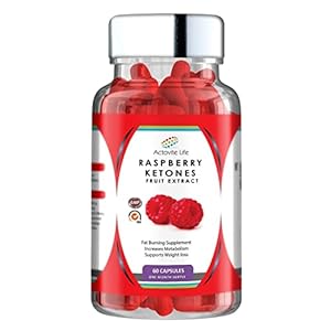 Actovite Life Raspberry Ketones 2000mg Daily, Max Strength Weight Loss Slimming Diet Pills, Capsule, Pure Natural Fat Burners 10:1 Fruit Extract Plus, Suitable for Men and Woman