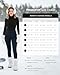 MANGOPOP Women's Mock Turtleneck Long Sleeve Shirt Fall Outfits Fashion Thermal Undershirt Basic Tops Fleece Lined Tee 2025 Black Small
