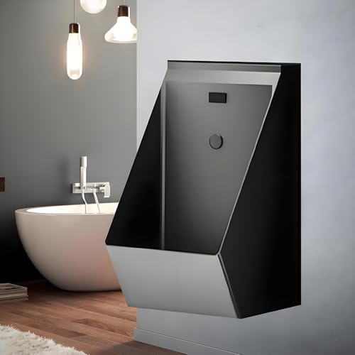 Imagen de Orinal montado en la pared con sensor inteligente de descarga para uso comercial y doméstico