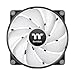 Thermaltake CT200 ARGB PWM Fan Single Pack, PWM Controlled 500~900 rpm, 5V Motherboard Sync, 16.8 Million Color 9 Addressable LEDs, Airflow 131.6 CFM, Hydraulic Bearing, 200mm, Black, CL-F179-PL20SW-A