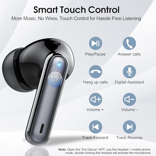 AI Kopfhörer Übersetzer, 3-in-1Bluetooth 5.3 Echtzeit Sprachübersetzer Kopfhörer mit 164 Sprachen/6 Übersetzungsmodi, 40Std Übersetzer Ohrhörer mit ENC Mic und App für Lernen/Reisen/Business Schwarz