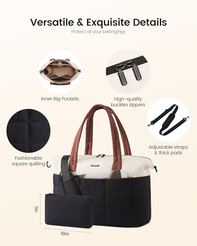 LOVEVOOK Puffer Laptop Tote
