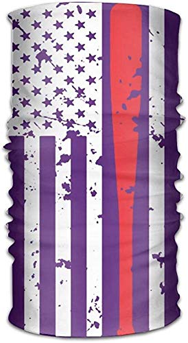 hdyefe Headkerchief Baseball Softball American Usa Flag Sweatband Outdoor 25X50cm Unisex Sport Scarf Headbands Bandana Headwear