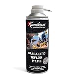 Grasa Tijeras Eléctricas | Grasa de Litio con PTFE para Tijeras de Poda y Herramientas | Bote aerosol 400 ml | Lubricante multiuso E.P. Resistente al Agua para engranajes, Cables y Cadenas.Spray Grasa