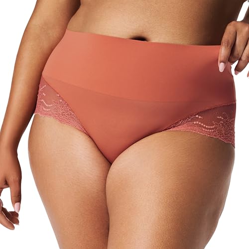 Image of SPANX SPANXsmooth Undie-tectable Lace Hi-Hipster - Comfortable Core Control - Lace Shapewear - No Visible Panty Lines
