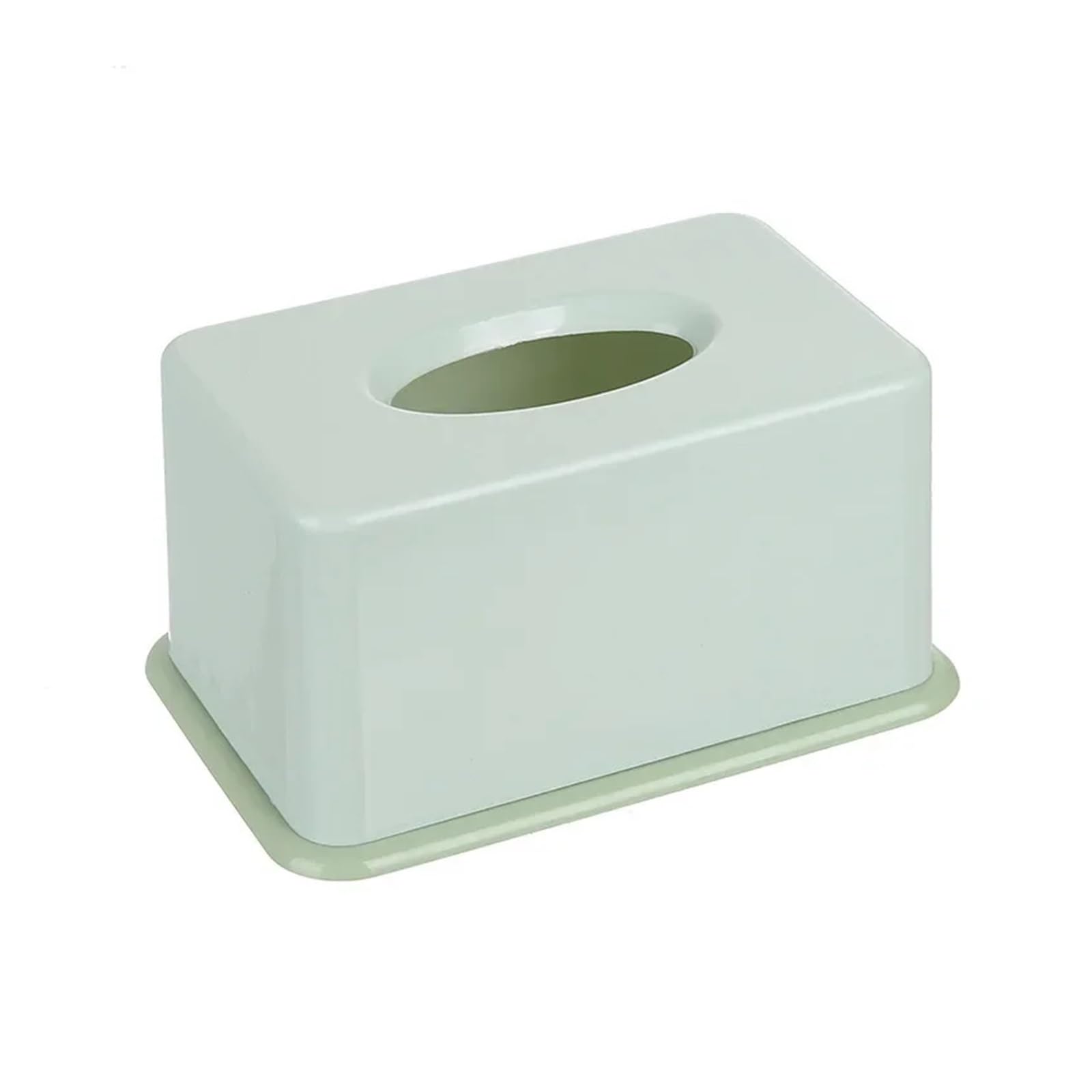 Paper Towel Box Tissue Holder for Home Tissue Holder Cover Wipes Paper Storage Box Paper Towel Dispenser Napkin Plastic Organizer(Green)