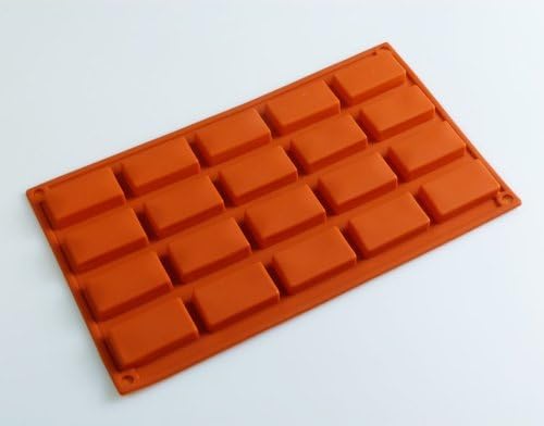 Silicone 20 Cell Sample Size / Mini Bar Chocolate / Soap Mould
