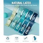 Resistance Bands for Working Out, Exercise Bands with 5 Resistance Levels, Natural Latex Resistance Bands Designed for Home Fitness, Strength Training and Flexibility Exercises - Image 5