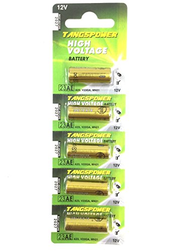 Batería Alcalina 23A 12V - Paquete de 5 TP23AE-C5 MN21 V23GA