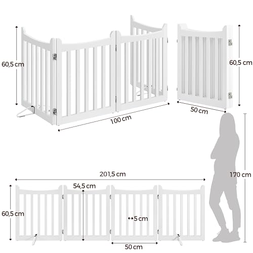 Clôture pour animaux de compagnie Yaheetech parc chiot modulable bois - 3