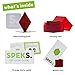 Speks Magnetic Balls - Classic Red Set of 512 (2.5mm) - Fun Stress Relief Desk Toy for Adults - Mashable Smashable Buildable