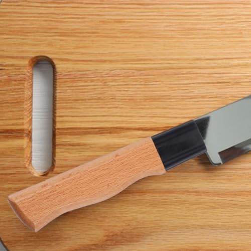 CLISPEED Holzgriff FüR KüChenmesser Ersatzgriff Aus Massivholz Diy Messerherstellung ReparaturzubehöR FüR Verschiedene Messertypen 4.45 X 1.18 X 0.91 Zoll