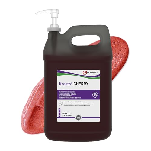 SC Johnson Professional Kresto Cherry Super Heavy Duty Hand Cleaner 1 Gallon Pump Bottle for Professional Use Only