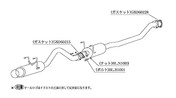 Amazon | 柿本改 ( KAKIMOTO ) マフラー【 HYPER FULLMEGA N1+