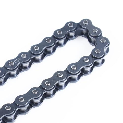 Image of Front 420 Jackshaft Chain 42 Links Mini Bike Drive Chain for Coleman CT200U CT200U-EX BT200X Baja Warrior Heat Mini Baja Massimo MB165 MB200 Heavy Duty Parts Roller Chain with 8pcs Master Links