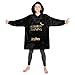Harry Potter Oversized Blanket Hoodie for Kids and Teens (Black)