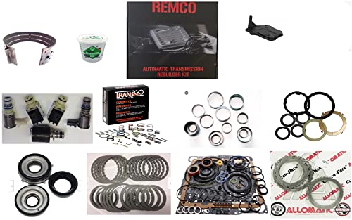 4L60E(97-03) Transmission Deluxe Rebuilt Kit Bands Bushings Washers Pistons Solenoids Filter #TOP10