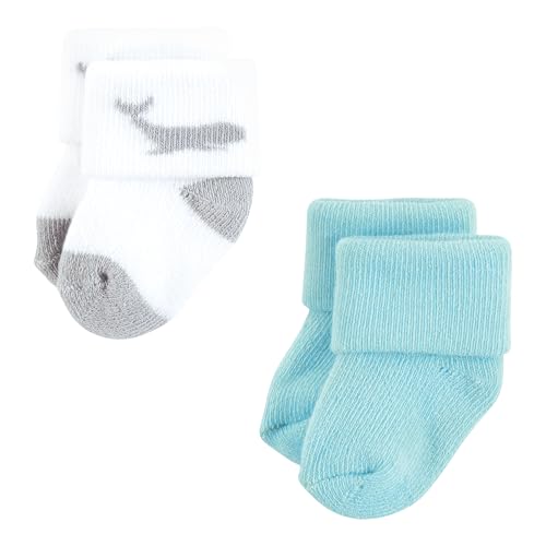 Image of Hudson Baby Baby 8-pack Cotton Rich Newborn and Terry Socks