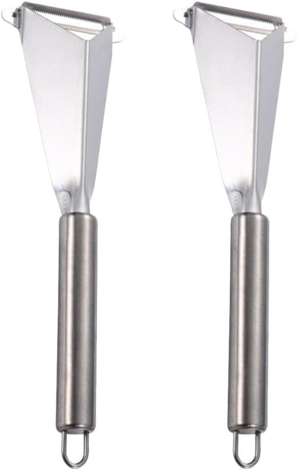 Fruit Carving Knife Engraving Blades: 2pcs Stainless Steel V- Shape Fruit Carving Tool Triangular Vegetable Slicer DIY Food Carving Mold Fruit Carving Knife Engraving Blades: 2pcs Stainless Steel V- Shape Fruit Carving Tool Triangular Vegetable Slicer DIY Food Carving Mold