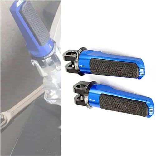 Accessoires repose-pieds alu turquoise pour Honda CBF1000 06-11