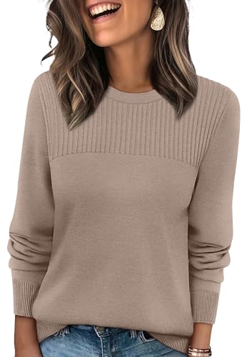 10 Pullover Sweaters Women Love for Cozy Style All Season Long 1 XIEERDUO Women's Ribbed Knit Pullover Sweater