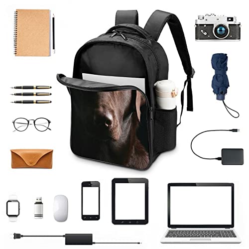 Sac à dos étudiant Labrador 3D confortable contre le mal de dos