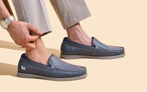 Image of Neeman's The Luxe Loafer for Men | Comfortable, Lightweight PU Faux Leather Upper & Flexible Sole | Semi Formals