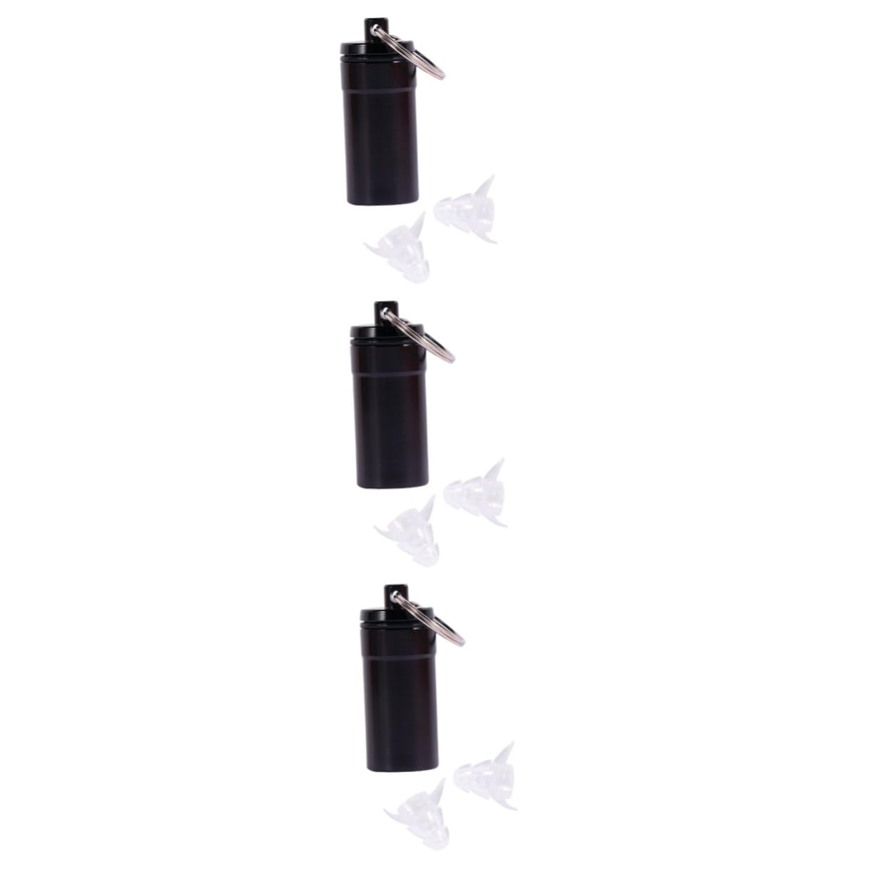 Healeved 3pares Tapones De Silicona Reutilizables Filtro Musical Para Protección Auditiva Reducción De Ruido Incluye Botella Portátil Comodidad y Durabilidad Para Conciertos Discotecas y