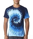 Tie-Dye Adult 5.4 oz., 100% Cotton T-Shirt 3XL BLUE OCEAN