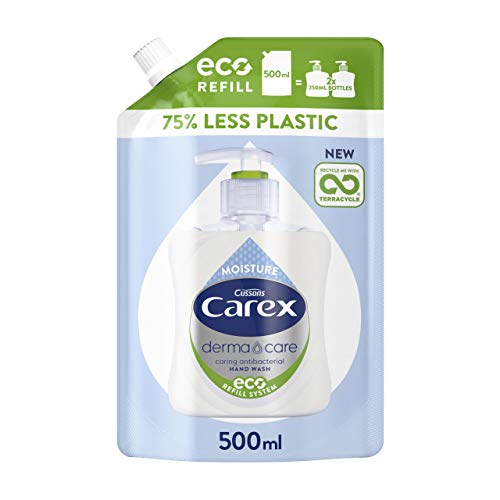 Carex Moisture Plus Handwash Refill, 500 ml, Pack of 8