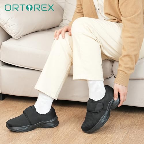 Women Orthopedic Diabetic Walking Sneakers Swollen Feet Shoes2