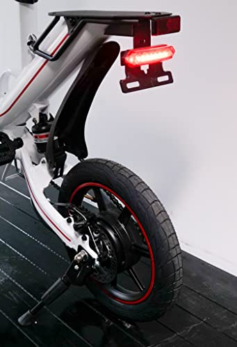 Mini Electric Bike 400W (Folding) (White) - Image 6