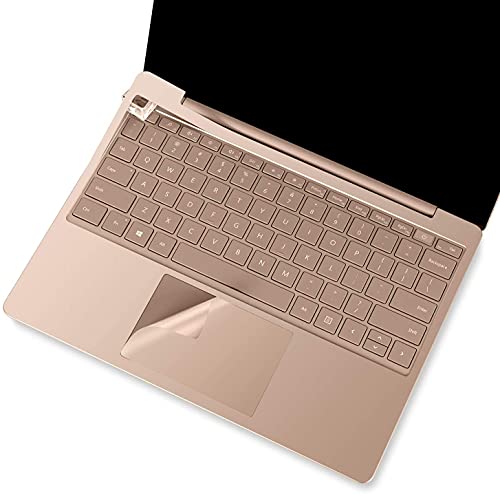 Vfeng - Premium 4-In-1 Ultra-Thin Skin Cover For 12.4 Inch 2020+ Microsoft Surface Laptop Go And 2022+ Surface Laptop Go 2 - Pink Gold #TOP4