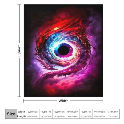 Couverture lourde et hypoallergénique Œil of God en flannel respirante 180x200cm - 6