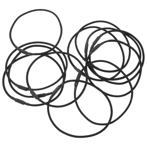 Baluue 12 Pezzi Anelli Elastici Antivibrazione per Microfono Shock Mount Fasce in Gomma Sostitutive per Supporto Microfono Ammortizzatori Vibrazioni per Studio Registrazione