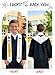 TAKEALOOKO Kindergarten Graduate Sash - White Graduations Stole Pencil Design for Class of 2026, Colorful Letter Printed Unisex Grad Stoles for Kids Kinder-garten Grad Gifts, 55'' Length