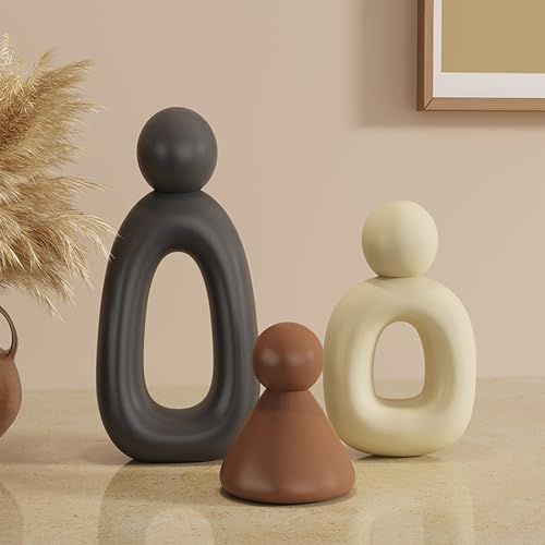 XINXUAN Escultura Abstracta Tres Figuras Minimalista miniatura 5