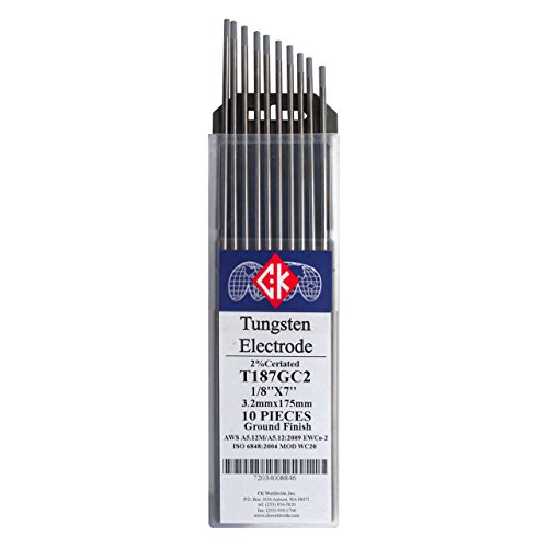 CK T187GC2 2% Ceriated Tungsten Electrode 1/8
