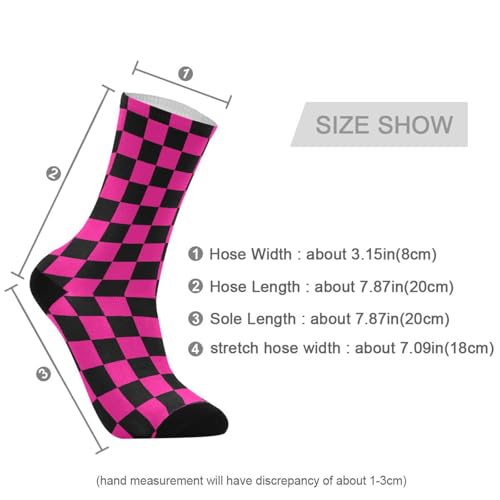 Light Blue Chess Board Socks Women Men Short Stockings Unisex Sock for Running Athletic Hiking Cycling 1 Pair 6